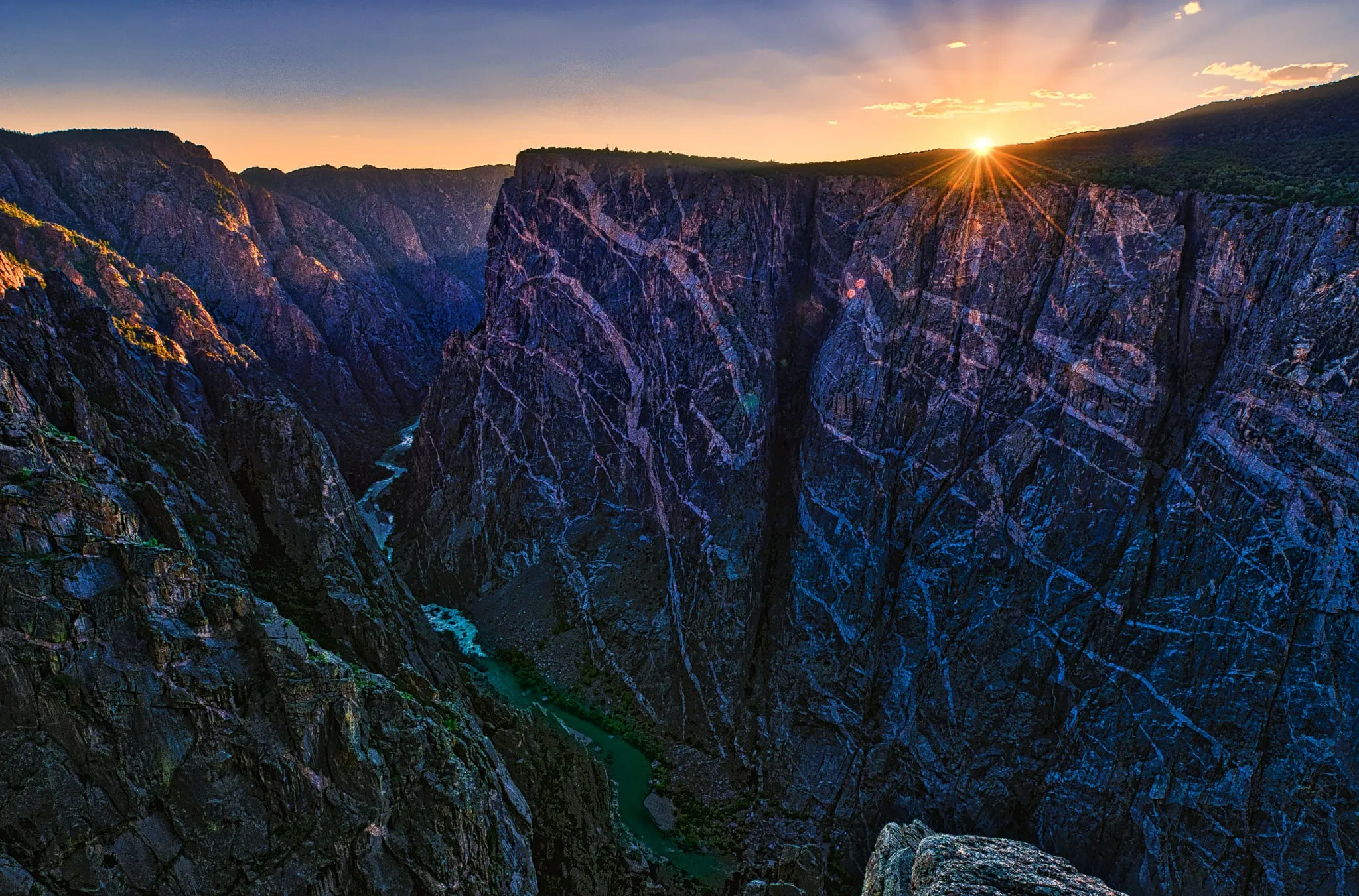 Long exposure Black Canyon photography
