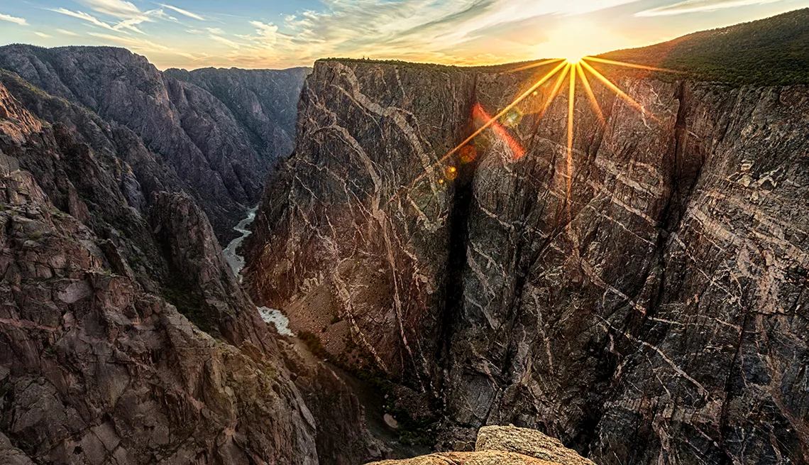 Black Canyon of the Gunnison National Park scenic canyon view