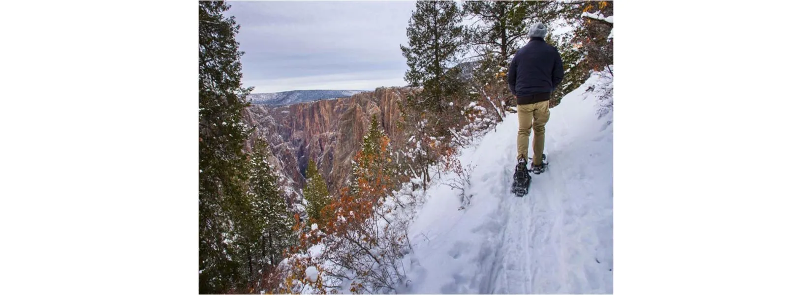 Ranger-led snowshoe program at Black Canyon of the Gunnison winter