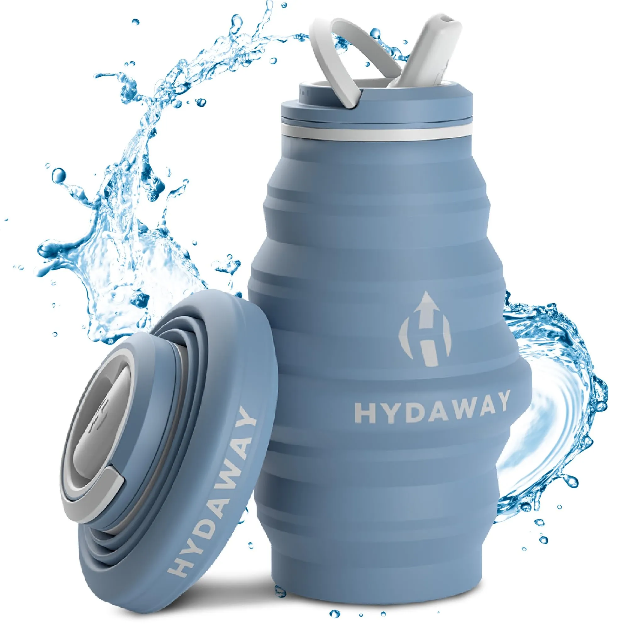 HYDAWAY Collapsible Water Bottle - best collapsible water bottle for travel