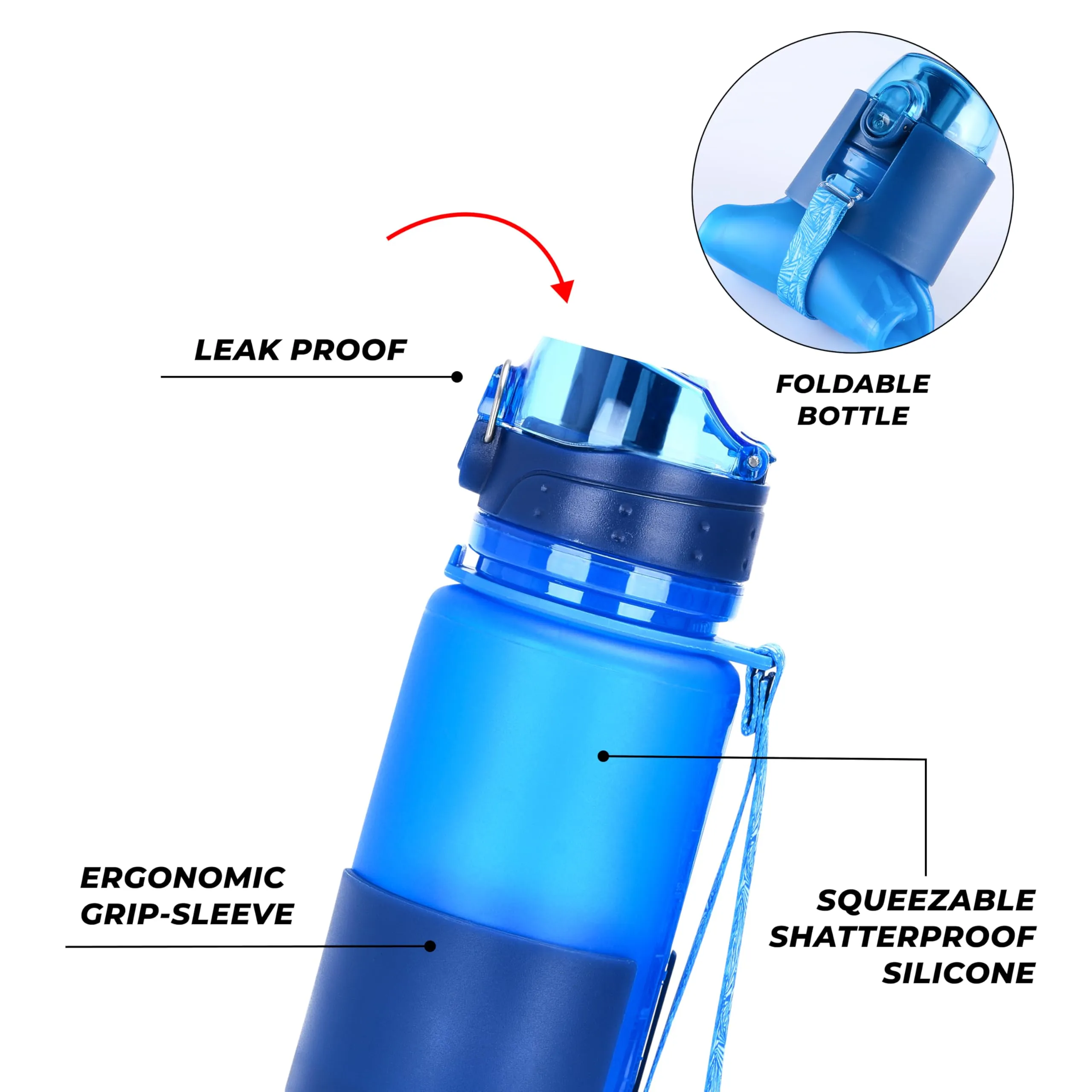 Stojo Collapsible Water Bottle - best collapsible water bottle for families